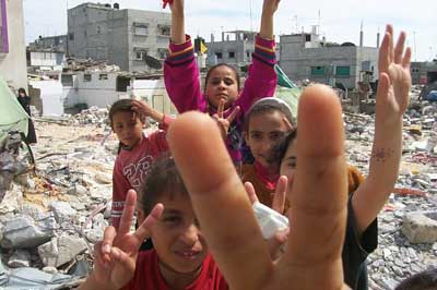 enfants à Rafah